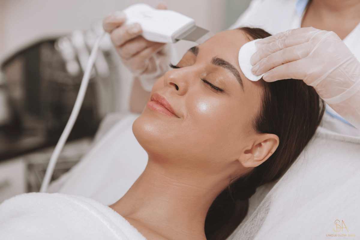 Gesichtsbehandlungen-Leistung