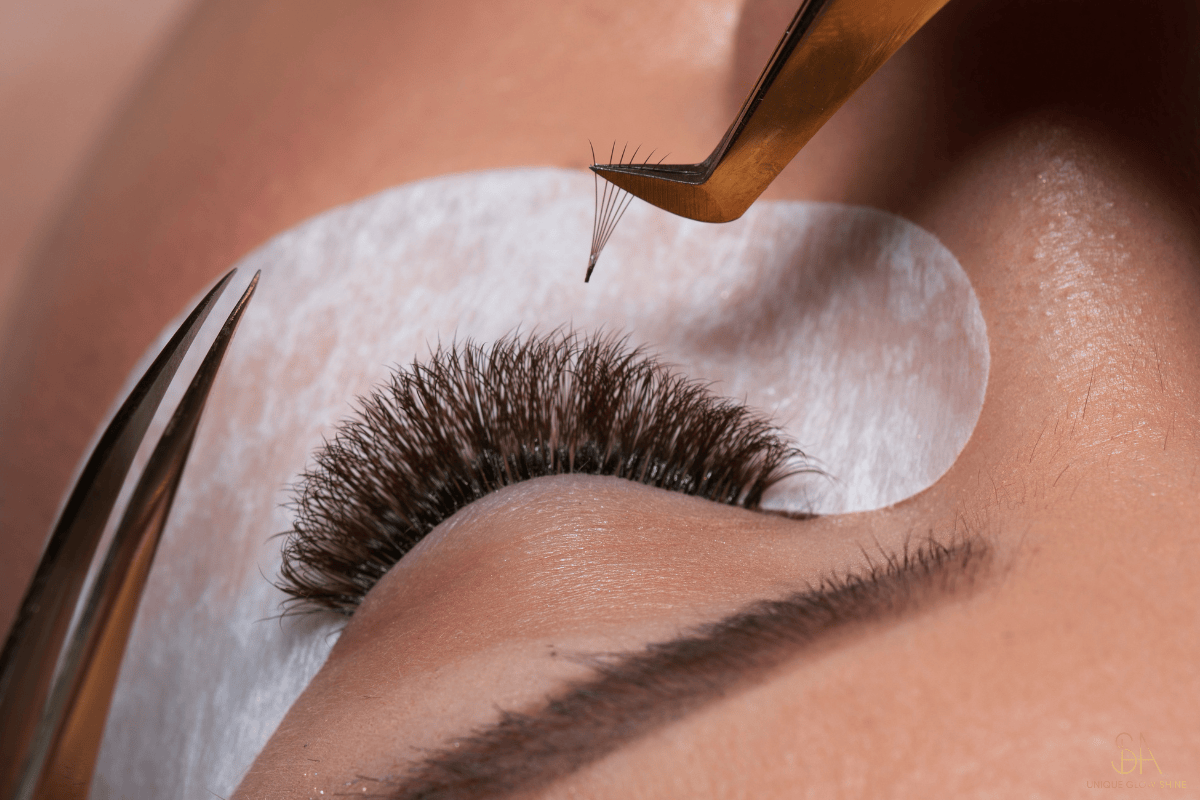 Wimpernverlängerung-Leistung